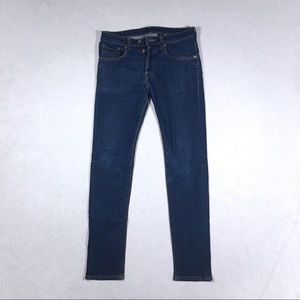 H&M men’s dark blue skinny jeans